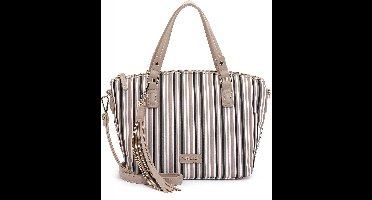 Tamaris Schoudertas Lea Shopper Lighttaupe Veelkleurig