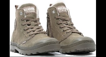 PALLADIUM Dames Pampa Hi Zip WL Winter Enkellaars Warm 95982 Groen