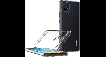 Hoesje Geschikt voor Oppo A15 Hoesje Transparant Siliconen cover - Hoesje voor Hoesje Geschikt voor Oppo A15 Transparant case