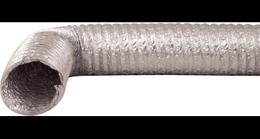 Aludec Flexibele Afvoerslang Aluminium - Ø 102 mm x 2 m - Zilver