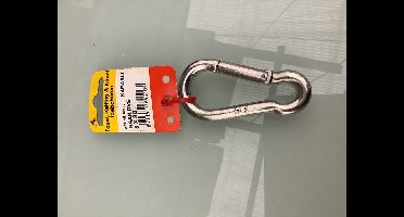 Deltafix. Karabijn haak. RVS. 8.0 x 80 mm