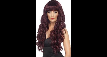 "Zeemermin pruik met gekrulde haaren - Verkleedpruik - One size"