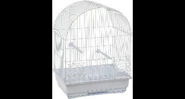 Flamingo Vogelkooi Alor  - Wit -  30 x 22,05 x 38cm