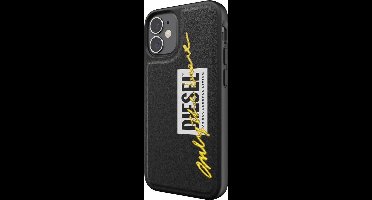 Diesel Moulded Case kunststof hoesje voor iPhone 12 mini - zwart lime
