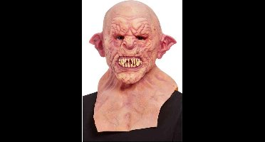 Smiffys - Deluxe Veined Demon Overhead & Neck Masker - Beige