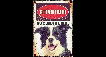 Plenty Gifts Border Collie waakbord hond 21 cm (Franstalig)