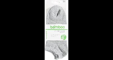 Apollo - 6-Pack - Bamboe Sneakersokken - Vochtabsorberend - Hypoallergeen - Heren / Dames - grijs - 39-42 - 121473000