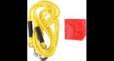 Lifetime Cars Sleepkabel 1,8 Ton 4 Meter Geel