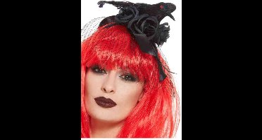 Smiffys - Crow Kostuum Haarband - Zwart