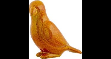 Papegaai Cockatoo Reactive Orange Glazing Roestxh23cm Aardewerk