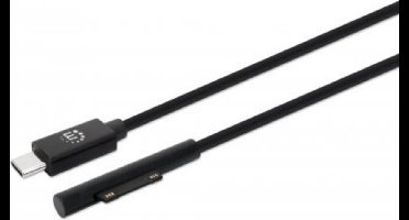Manhattan USB-kabel 1.80 m Zwart 353632