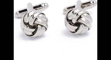 Manchetknopen - Knoop Metaal Zilver