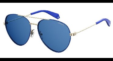 Polaroid Zonnebril 6055/s Pjp/c3 Unisex Goud/blauw