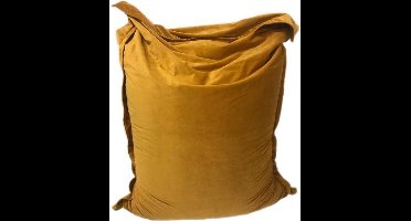 Zitzak Royal Velvet Ocre maat 140x170 cm