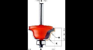 CMT - Profielfrees met kogellager, HW - Frees - Snijgereedschappen - Profielfrees - 1 Stuk(s)