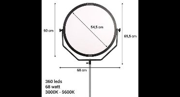 Falcon Eyes Bi-Color LED Lamp Sophiez SO-68TD op 230V