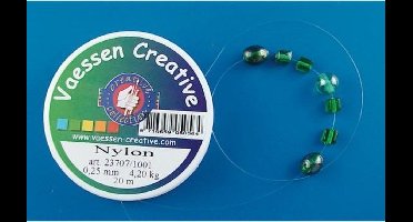 Nylon string 0.26mmx20 m. transp. - 10 stuk
