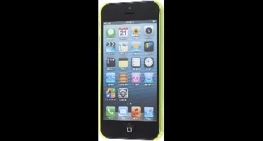 PURO iPhone 5/5S Crystal Back Cover - Geel