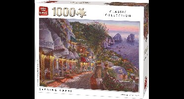 King Puzzel Vakantie Italië- Capri -Evening- 1000 stukjes