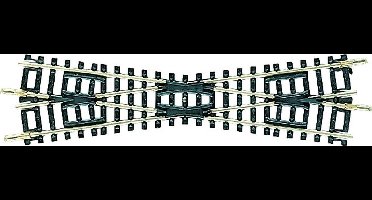 N Fleischmann rails (zonder ballastbed) 22245 Kruising 112.6 mm 15 ° 4 stuk(s)