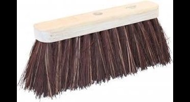 Ivana straatbezem - blank hout piassava 30cm
