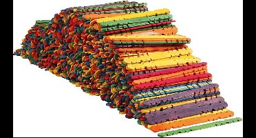 Creotime Houten Knutselset Constructie 11,5 Cm Multi 1000 Stuks