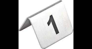 Olympia RVS tafelnummers 11-20