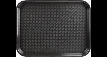 Kristallon dienblad polyprop 35 x 45cm zwart - Horeca
