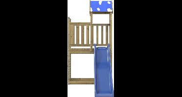 vidaXL Speelhuis geïmpregneerd grenenhout