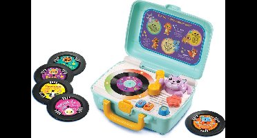 VTech Mijn Eerste Platenspeler - Interactief Speelgoed - Inclusief 5 dubbelzijdige platen - Speelgoed 1 tot 5 jaar