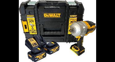 DeWalt DCF 961 M2T accu-slagmoersleutel 18 V 1632 Nm 1/2" borstelloos + 2x accu 4,0 Ah + oplader + TSTAK