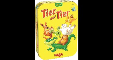 Haba Gezelschapsspel Dier Op Dier Junior Hout 15-delig (de)