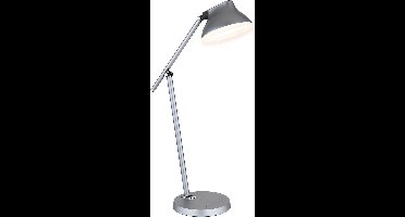Globo - tafellamp - Halvar - grijs - aluminium - bureaulamp - LED - 58437G