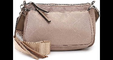 Tamaris Schoudertas Lisa Crossbody Bag Taupe Beige