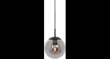 Steinhauer - hanglamp - Bollique - zwart - glas metaal - Ø 20cm - E27 - 3496ZW