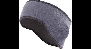 New Age Devi - Fleece Oorwarmer Band - Ideaal voor sport en winter - Voor zowel dames als heren - In stijlvol grijs