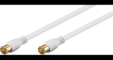 Goobay 62743 coax-kabel 1,5 meter F-type Wit