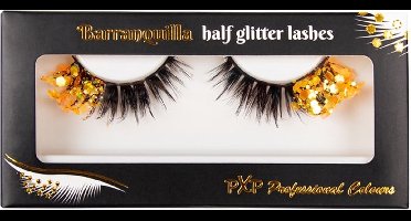 PXP fluorescerende glitter wimpers Oranje