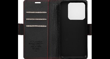 Caseme, Foliohoes Geschikt voor Xiaomi 14 Anti-RFID-kaarthouderflap Ondersteuning, Zwart