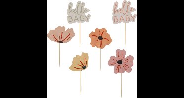 'Hello Baby' Bloemen - 12 stuks