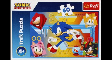 Trefl Trefl - Puzzels - 60" - Sonic in actie / SEGA Sonic The Hedgehog "