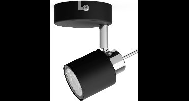 Philips Meranti opbouwspot - 1-lichts - zwart