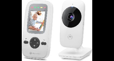 Motorola Nursery Babyfoon met Camera - Baby Monitor VM481 - Baby Camera met – 2,0‑Inch Kleurenscherm – Infrarood Nachtzicht – Digitale Zoom – LED Geluidsindicator – FHSS Connectie - 300M Bereik