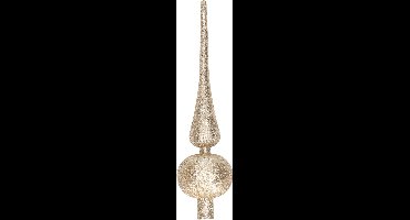 Kerstboompiek-  Champagne - Kunststof - 24cm