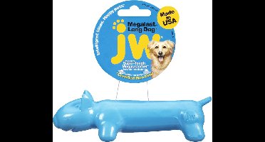 JW Megalast Long Dog Toy - 23 cm - Hondenspeeltje - Hondenspeelgoed - Rubber - Meerkleurig - L