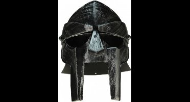 KRÜGER Gladiator helm - Zwart met vizier - Verkleedaccessoire voor volwassenen