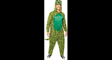 Krokodil Onesie Met Capuchon Volwassenen - Onesize M/L