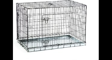 Beeztees - Hondenbench - 2 Deurs - Zwart - XL - 109x69x75 cm