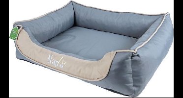 Napzzz hondenmand waterproof Divan Grijs/Beige 90 x 70 cm