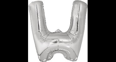 Amscan Letterballon W Folie 113 Cm Zilver